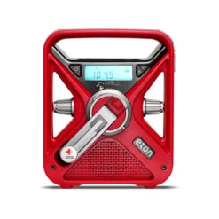 Eton ARCFRX3-WXR American Red Cross Weather Radio, Solar Powered, Phone Charger