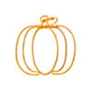 HK STAR BRIGHT LIGHTING LIMITED DSNXMDG0414 LED Halloween Window Decoration, Neon Flex Orange Pumpkin, 18-In. -Wiltons Store 251971 db74
