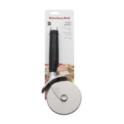 KitchenAid KE113OHOBA Pizza Wheel Black/Silver ABS Plastic/Stainless Steel Black/Silver