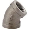 ProSource 4-1-1/4B Pipe Elbow, 1-1/4 In, FIP, 45 Deg Angle, Malleable Iron, SCH 40 Schedule, 300 Psi Pressure -Wiltons Store 6101059 4cdd