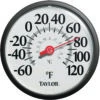 TAYLOR PRECISION PRODUCTS 6700 THERMOMETR IN/OUT BLK 13.25 IN -Wiltons Store 6284350 a28b