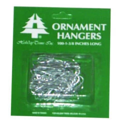 HOLIDAY TRIMS INC. 3926000 Ornament Hanger, Silver - Pack Of 100