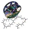 Holiday Bright Lights LED-3MR1000-GMU Straight Rice Light Set, 1000-Lamp, LED Lamp, Multi-Color Light, 74 Ft L -Wiltons Store 8023095 8898