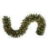 ACE Celebrations MPGARL-9WAC6MUA Mixed Pine Christmas Garland Platinum 14" D X 9 Ft. L LED Prelit Multicolored