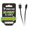 Diamond Visions 01-2644 Apple Charging Cable Cobra Cord Lightening Black -Wiltons Store 9038962 A.eps High