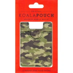 KoalaPouch 142836 Adhesive Phone Wallet Camo Assorted