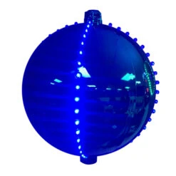 ACE Celebrations ORN6-BLBL Hanging Decor Platinum LED Blue 6" Lighted Ornament